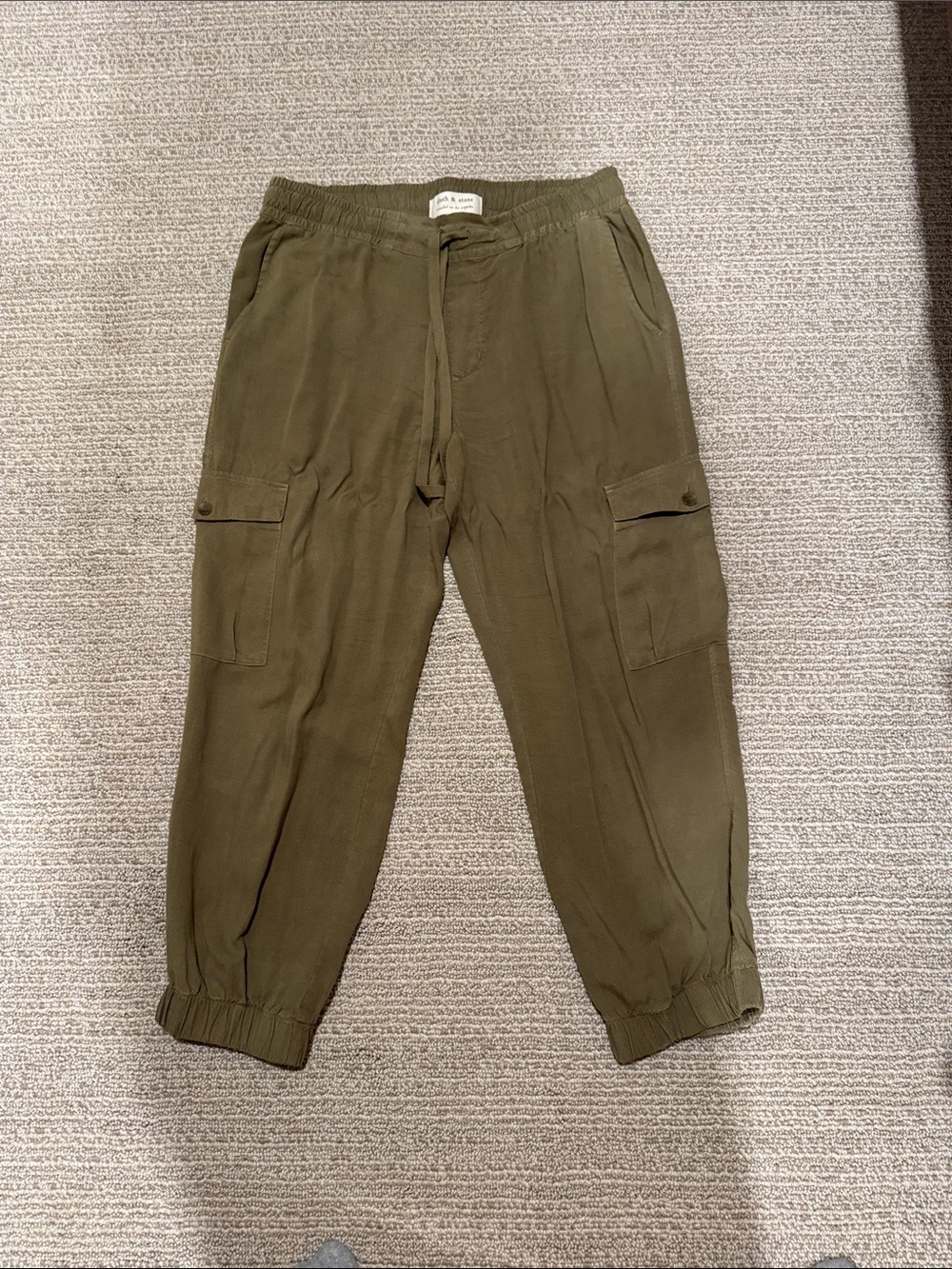 cloth & stone Olive Cargo Joggers